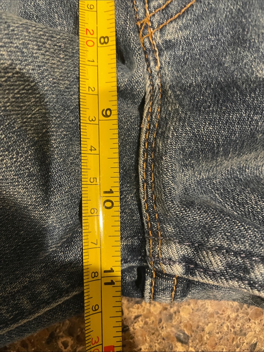 MOTHER Superior The Tomcat Ankle Fray The Last Supper Rainbow Patch Jean Size 28 - Picture 14 of 15
